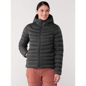 Arcteryx Coat Women Medium Black Cerium Hoody Goose Down Puffer Jacket‎ Outdoor